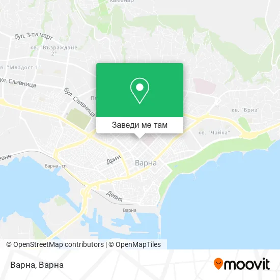 Варна карта