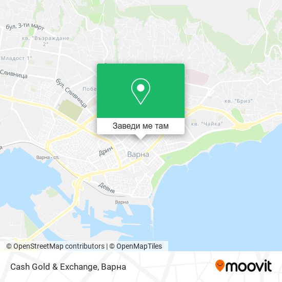 Cash Gold & Exchange карта