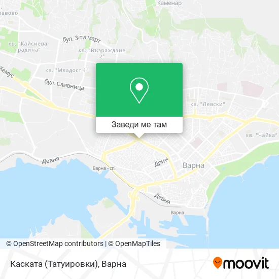 Каската (Татуировки) карта