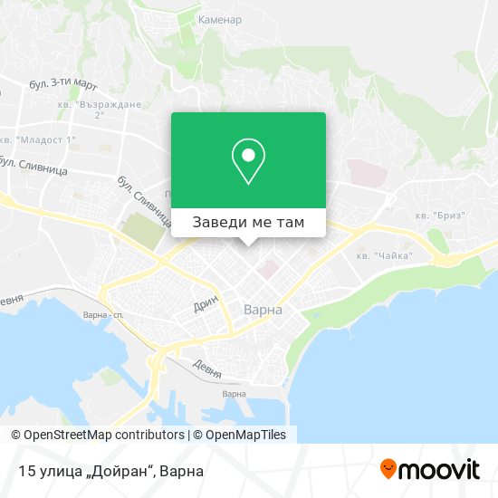 15 улица „Дойран“ карта