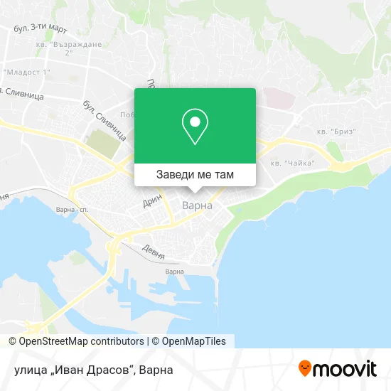 улица „Иван Драсов“ карта