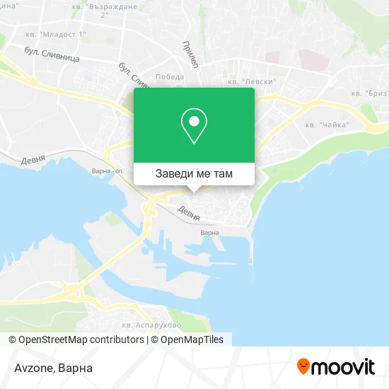 Avzone карта