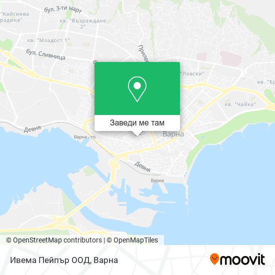 Ивема Пейпър ООД карта