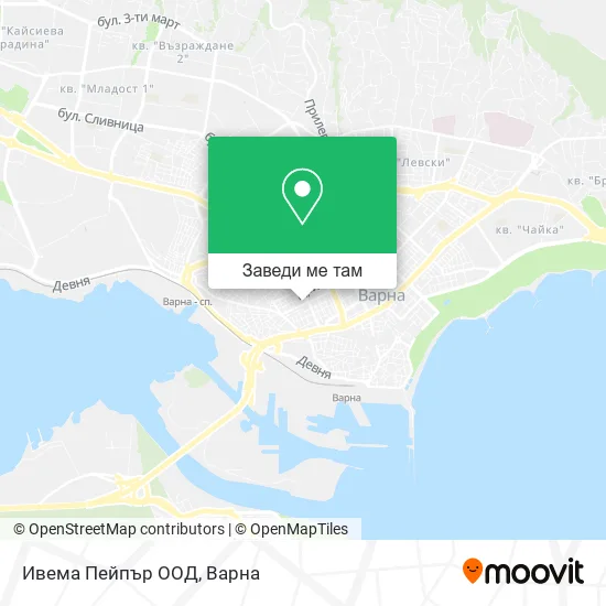Ивема Пейпър ООД карта