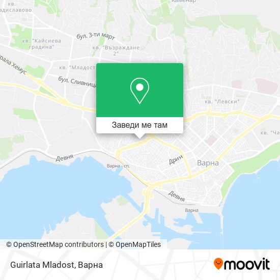 Guirlata Mladost карта