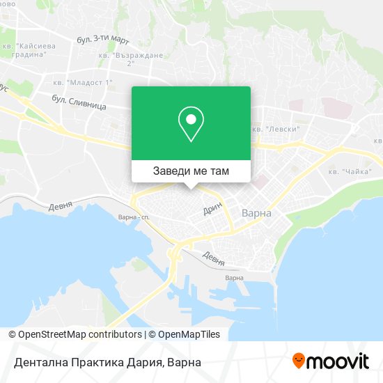 Дентална Практика Дария карта