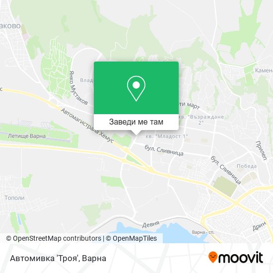 Автомивка 'Троя' карта
