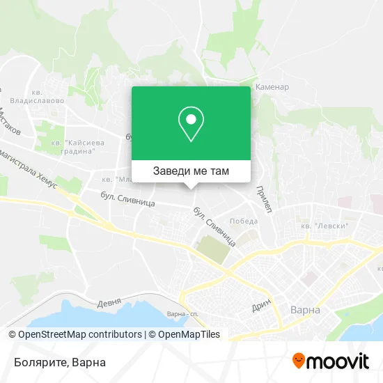 Болярите карта