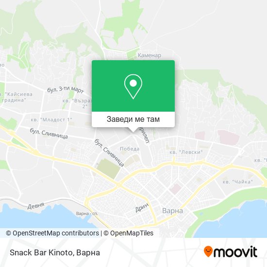 Snack Bar Kinoto карта