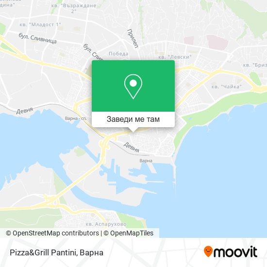 Pizza&Grill Pantini карта