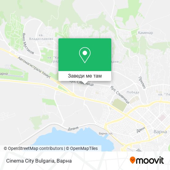 Cinema City Bulgaria карта