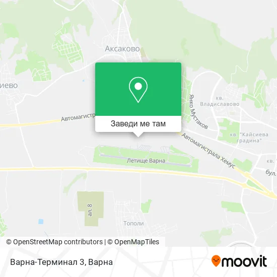 Варна-Терминал 3 карта