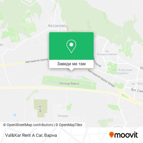 Val&Kar Rent A Car карта