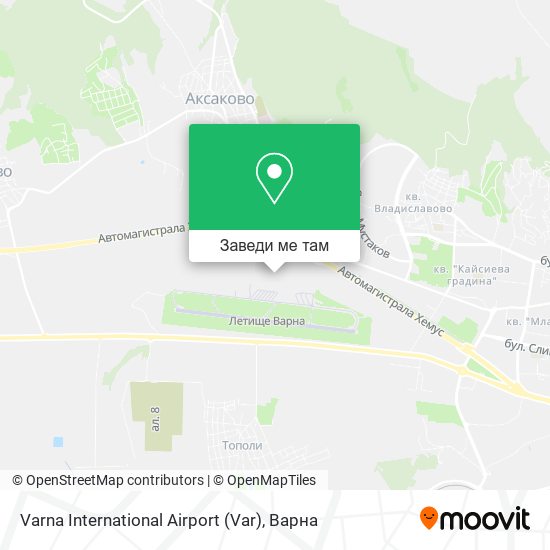 Varna International Airport карта