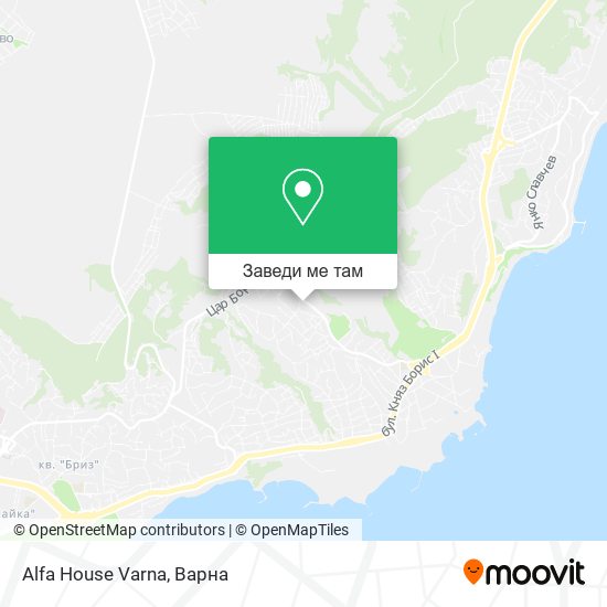 Alfa House Varna карта