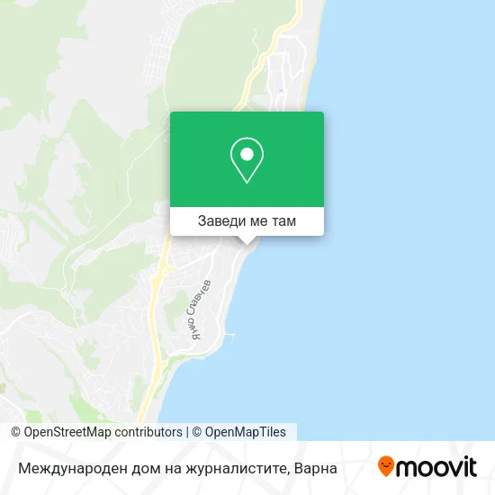 Международен дом на журналистите карта