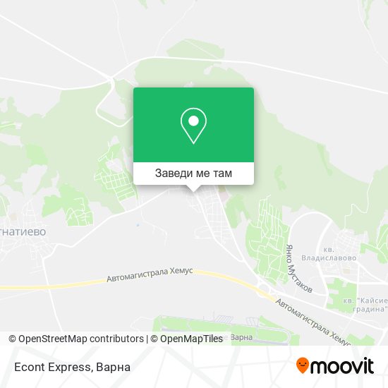 Econt Express карта