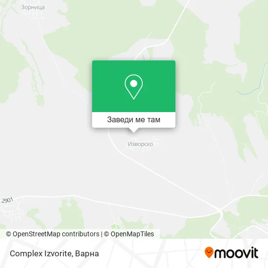 Complex Izvorite карта