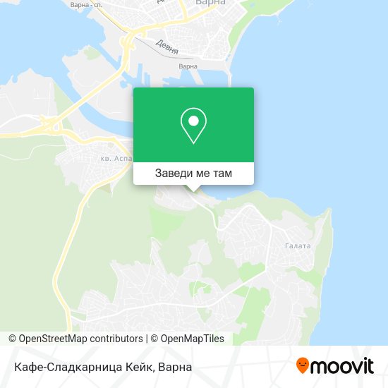 Кафе-Сладкарница Кейк карта