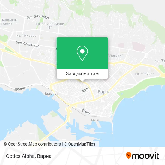 Optics Alpha карта