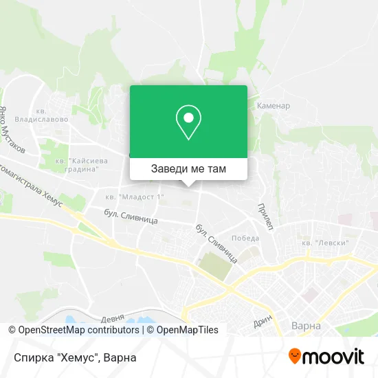 Спирка "Хемус" карта