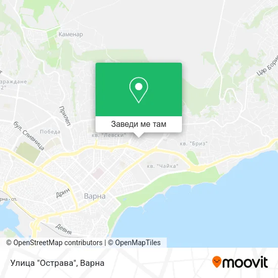 Улица "Острава" карта