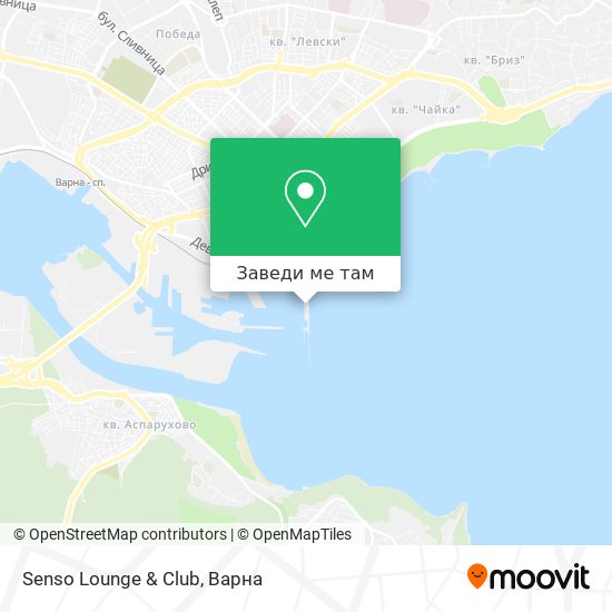 Senso Lounge & Club карта