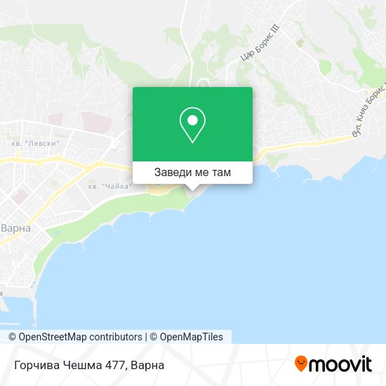 Горчива Чешма 477 карта