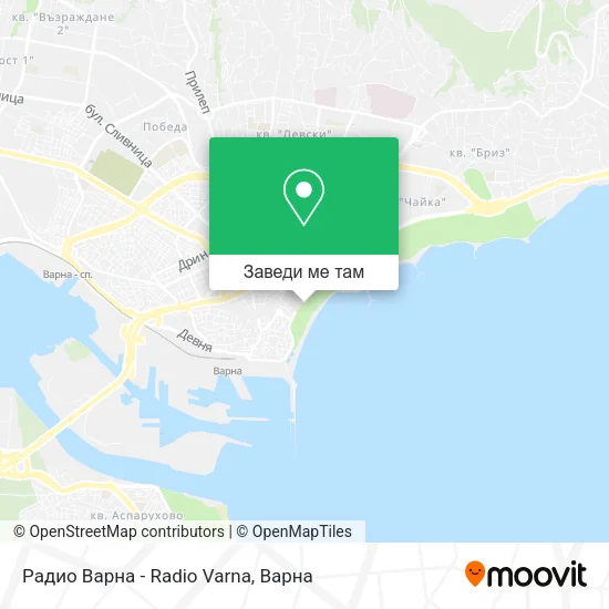 Радио Варна - Radio Varna карта