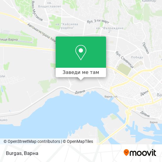 Burgas карта