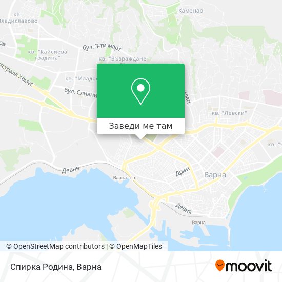 Спирка Родина карта