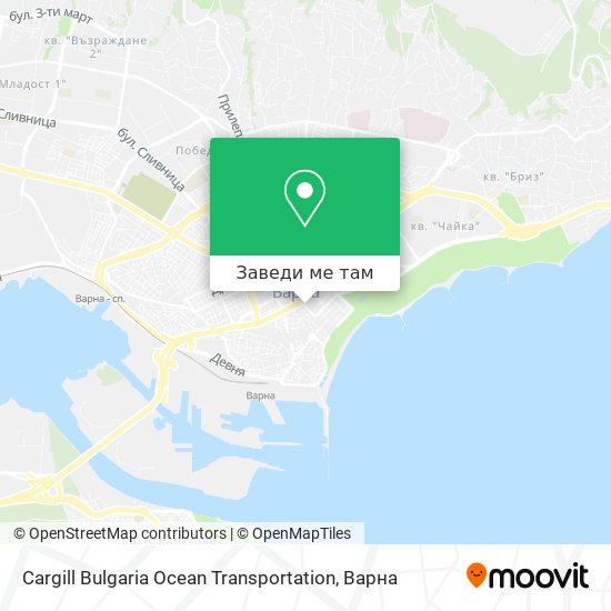 Cargill Bulgaria Ocean Transportation карта