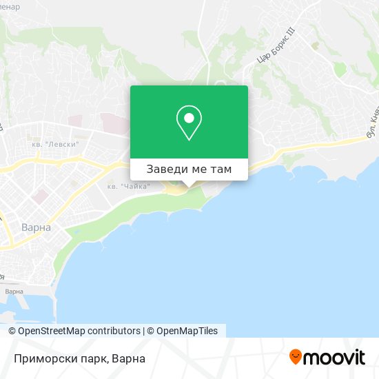 Приморски парк карта