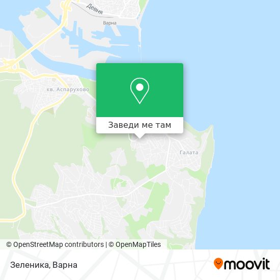 Зеленика карта