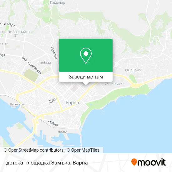 детска площадка Замъка карта