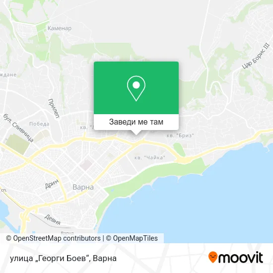 улица „Георги Боев“ карта