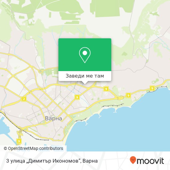 3 улица „Димитър Икономов“ карта