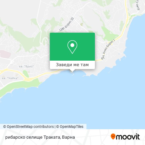 рибарско селище Траката карта