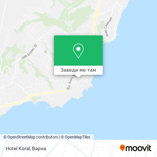 Hotel Koral карта