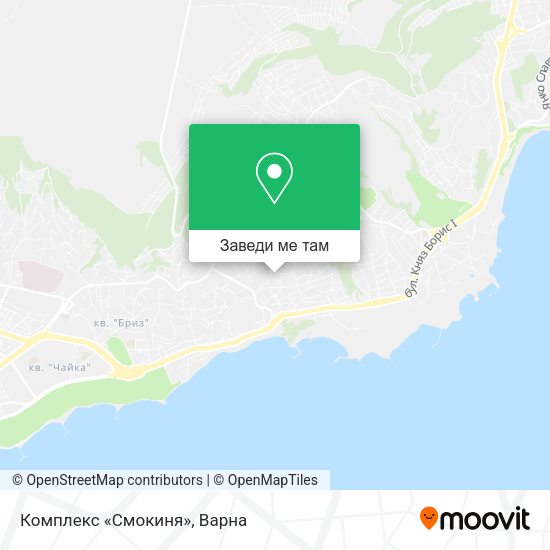 Комплекс «Смокиня» карта