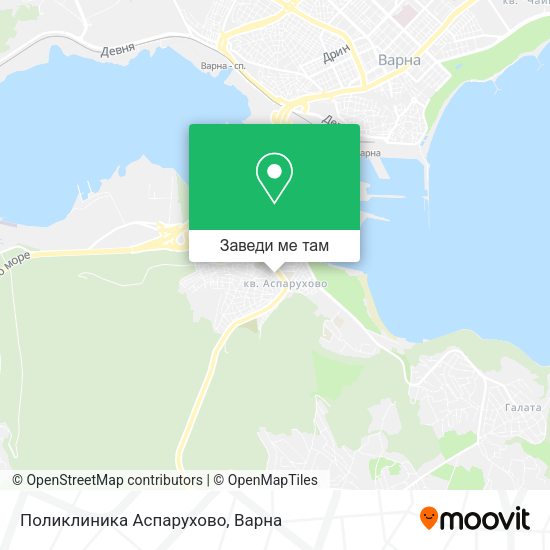 Поликлиника Аспарухово карта