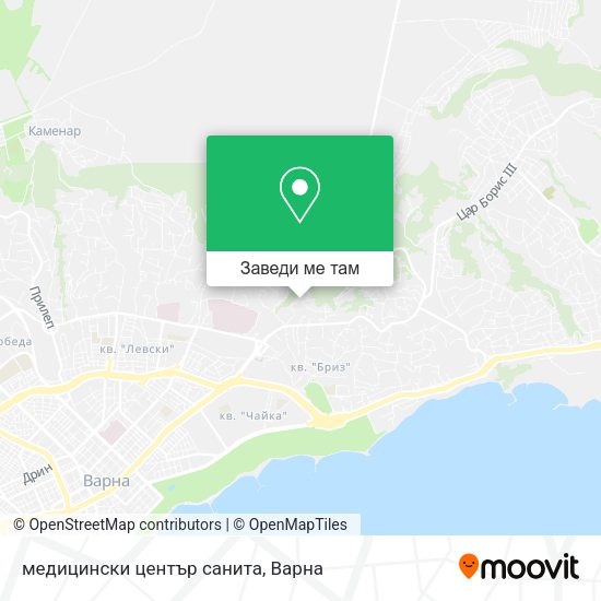 медицински център санита карта