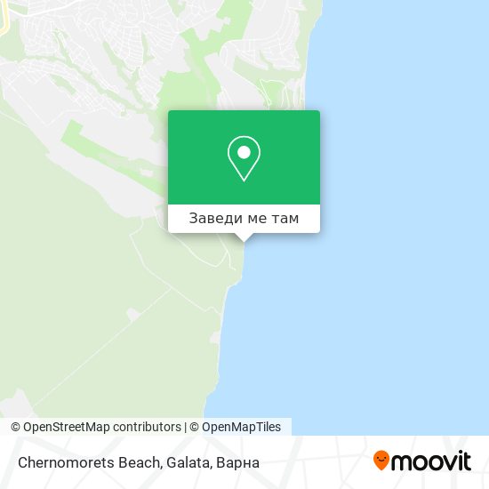 Chernomorets Beach, Galata карта