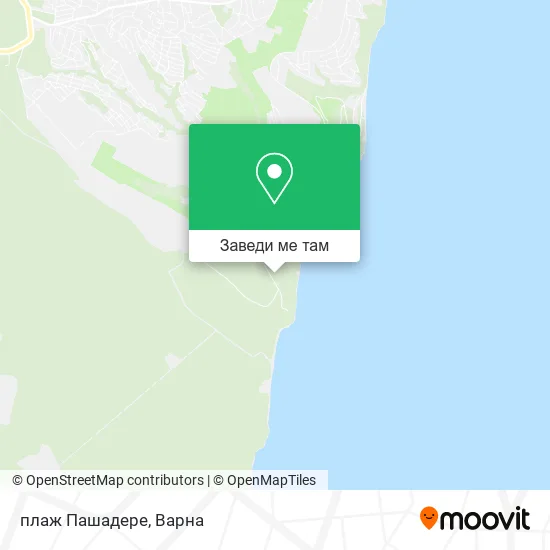 плаж Пашадере карта