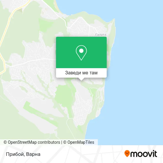 Прибой карта
