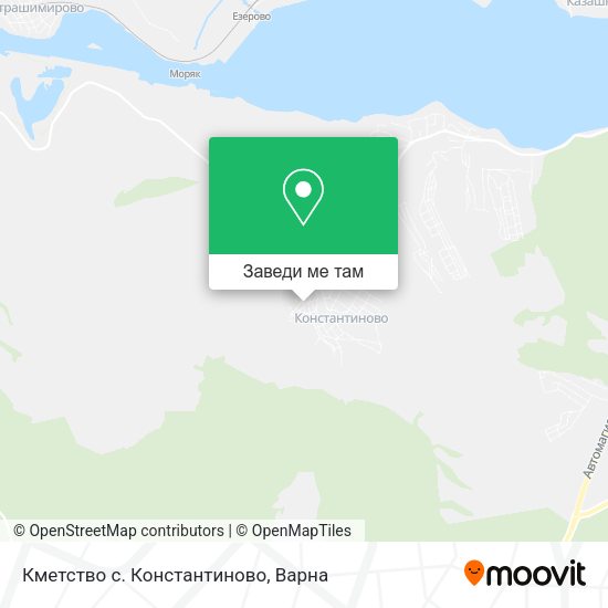 Кметство с. Константиново карта