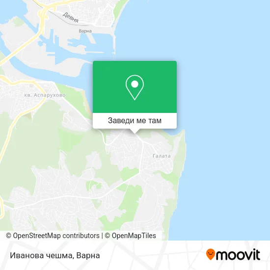 Иванова чешма карта