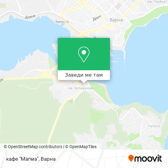 кафе "Магма" карта