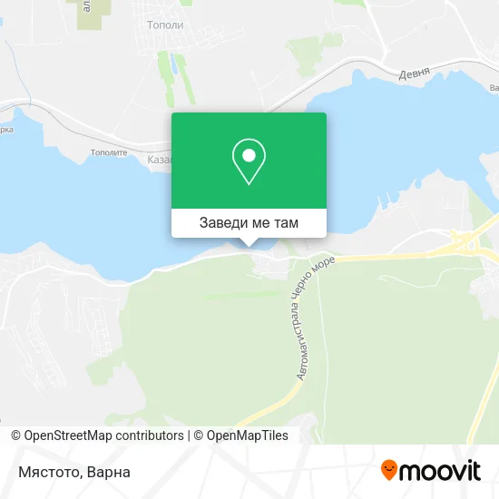 Мястото карта