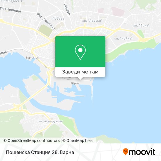 Пощенска Станция 28 карта